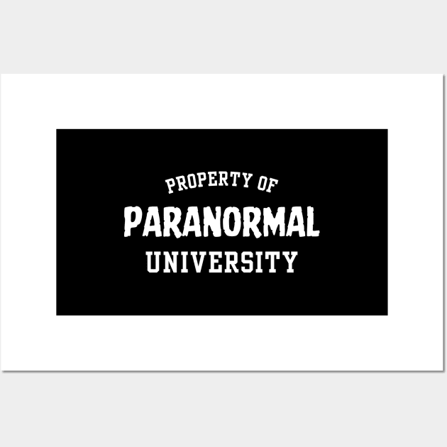 Paranormal Investigator University Wall Art by Paranormalshirts